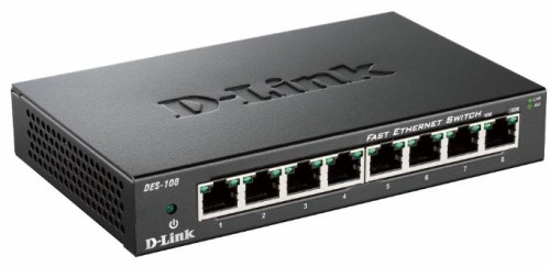 D-Link DES-108 Czarny - 1945146