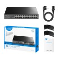 Cudy GS1024 łącza sieciowe Gigabit Ethernet (10/100/1000) Czarny - 2400783