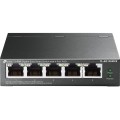 TP-Link TL-SG105MPE łącza sieciowe L2 Gigabit Ethernet (10/100/1000) Obsługa PoE Czarny - 1452248