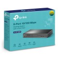 TP-Link TL-SF1008P Nie zarządzany Fast Ethernet (10/100) Obsługa PoE Czarny - 1889934