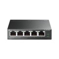 TP-LINK TL-SF1005LP łącza sieciowe Nie zarządzany Fast Ethernet (10/100) Obsługa PoE Czarny - 1042430