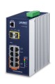 PLANET IGS-4215-4P4T2S łącza sieciowe Zarządzany L2/L4 Gigabit Ethernet (10/100/1000) Obsługa PoE Niebieski, Biały - 2400821