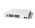 Cisco C1200-16T-2G łącza sieciowe Zarządzany L2/L3 Gigabit Ethernet (10/100/1000) Biały - 2331590