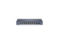 Hikvision DS-3E1510P-SI łącza sieciowe Zarządzany L2 Gigabit Ethernet (10/100/1000) Obsługa PoE Czarny - 2400873