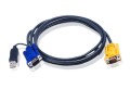 ATEN 2L-5202UP kabel KVM Czarny 1,8 m - 1048528