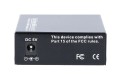 Extralink SEDIR FIBER ETHERNET MEDIA CONVERTER 1X SFP 1GB 1X RJ45 1GB - MC220 - Converter - Glasfaser (LWL) konwerter sieciowy Wewnętrzny 1000 Mbit/s 1 nm Czarny - 2402006