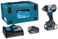 Makita DTW701RTJ wkrętak zasilany/zakrętark udarowy 1000 RPM Czarny, Niebieski - 2404690