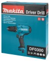 Makita DF0300 wiertło 1500 RPM Zamek centralny 1,2 kg Czarny, Niebieski - 2405861