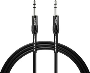 Warm Audio PRO-TRS-5 kabel audio 1,5 m 6.35mm TRS Czarny