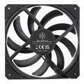 Silverstone SST-AS140B system chłodzenia komputerów Obudowa komputera Wentylator 14 cm Czarny 1 szt. - 2397199