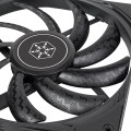 Silverstone SST-AS140B system chłodzenia komputerów Obudowa komputera Wentylator 14 cm Czarny 1 szt. - 2397201