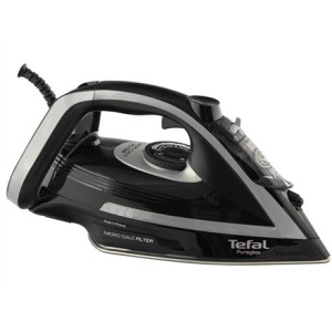 TEFAL | FV8062 Puregliss | Żelazko parowe | 3000 W | Pojemność zbiornika na wodę 0,27 ml | Ciągła para 50 g/min | Wydajność silnego uderzenia pary 280 g/min | /Szary