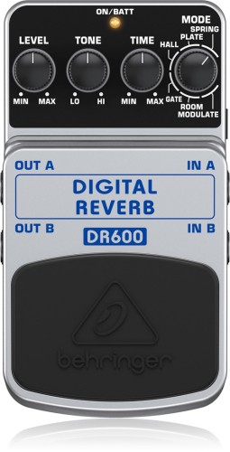 Behringer DR600 pedał z efektami Pedał ekspresji Czarny, Srebrny - 2053343