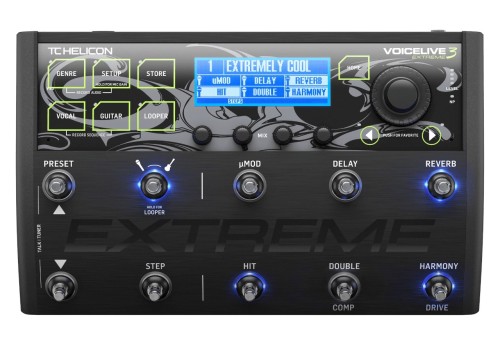 TC-Helicon Voice Live 3 extreme - multiefekt gitarowo-wokalny - 2367556
