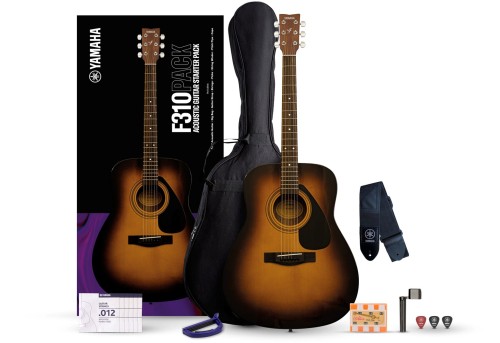 Yamaha F310P Tobacco Brown SB - Gitara akustczyna (Zestaw) - 2210540
