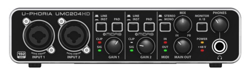 Behringer UMC204HD - Interfejs audio USB - 1213633
