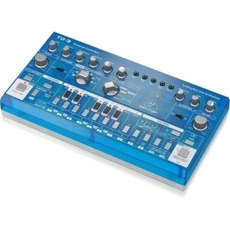 Behringer TD-3-BB Syntezator linii basowej niebieski przeźroczysty - 2053802