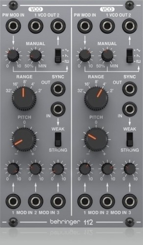 Behringer 112 DUAL VCO Moduł syntezatora modularnego - 2053816