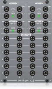 Behringer 173 QUAD GATE/MULTIPLES Moduł syntezatora modularnego