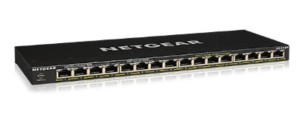 Switch Netgear GS316P-100EUS 16p PoE 115W* (PoE+: 16p) Unmanaged Gigabit