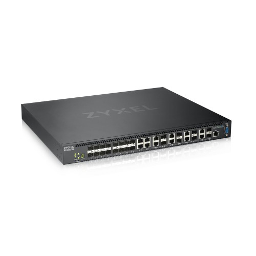 Zyxel XS3800-28 Zarządzany L2+ 10G Ethernet (100/1000/10000) Czarny - 2410939