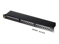 Patch panel 19'' Netrack 24-porty kat. 5e FTP, z półką - 2411257