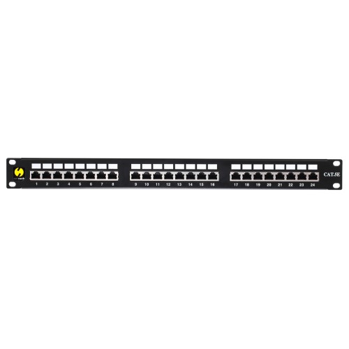 Patch panel 19'' Netrack 24-porty kat. 5e FTP, z półką - 2411257