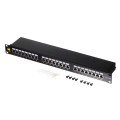 Patch panel 19'' Netrack 24-porty kat. 5e FTP, z półką - 1076913