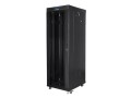 LANBERG SZAFA STOJĄCA RACK 19" 37U 600X800 DRZWI SZKLANE LCD CZARNA FF01-6837-12BL (FLAT PACK) - 2328461