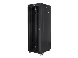 LANBERG SZAFA STOJĄCA RACK 19" 37U 600X800 DRZWI SZKLANE LCD CZARNA FF01-6837-12BL (FLAT PACK)