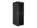 LANBERG SZAFA STOJĄCA RACK 19" 37U 600X800 DRZWI SZKLANE LCD CZARNA FF01-6837-12BL (FLAT PACK) - 1158357