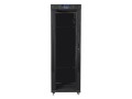 LANBERG SZAFA STOJĄCA RACK 19" 37U 600X800 DRZWI SZKLANE LCD CZARNA FF01-6837-12BL (FLAT PACK) - 2411280