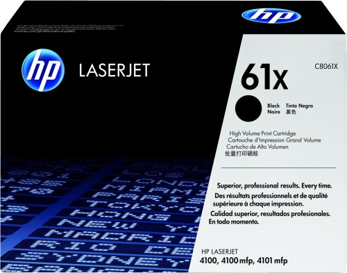 HP 61X High Yield Black Original LaserJet Toner Cartridge kaseta z tonerem 1 szt. Oryginalny Czarny - 1933113