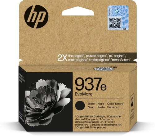 HP Oryginalny czarny tusz 937e EvoMore - 2243176