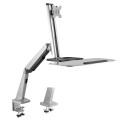 Maclean MC-728 uchwyt / stojak do monitorów 81,3 cm (32") Srebrny - 1935193