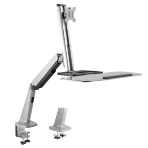 Uchwyt do monitora oraz klawiatury Maclean MC-728 13-32" 8kg do pracy stojąco siedzącej