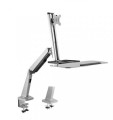 Maclean MC-728 uchwyt / stojak do monitorów 81,3 cm (32") Srebrny - 2413155