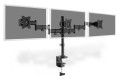 Stojak biurkowy potrójny (zacisk) 3xLCD max. 27"max. 8kg uchylno-obrotowy 360° (PIVOT) - 2360527