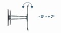 Gembird WM-80STR-01 Regulowany uchwyt do telewizora (obrót i pochylenie), 40"- 80'' (50 kg) - 2255759
