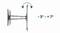 Gembird WM-80STR-01 Regulowany uchwyt do telewizora (obrót i pochylenie), 40"- 80'' (50 kg) - 2413298