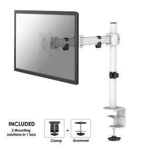 Uchwyt ścienny do ekranów Neomounts NM-D135WHITE 10"-30" max 8 kg max VESA 100x100 Biały