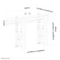 Neomounts LED-VW1000BLACK uchwyt do tablic informacyjnych 190,5 cm (75") Czarny - 1955941