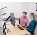 Fellowes Ergonomia ramię na 2 monitory - seria Platinum, czarne - 2346409