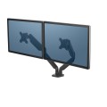 Fellowes Ergonomia ramię na 2 monitory - seria Platinum, czarne - 2346407