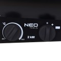 Nagrzewnica elektryczna NEO TOOLS 90-065 stal nierdzewna 2000 W Czarny - 2008043