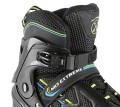 Łyżworolki NILS Extreme NA1128 czarno-limonkowe rozm. L (39-42) - 2172414