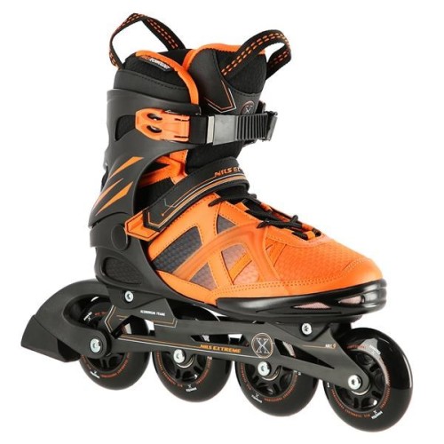 ŁYŻWOROLKI NILS EXTREME NA14112 CZARNO-POMARAŃCZOWE ROZM. 41 - 2172552