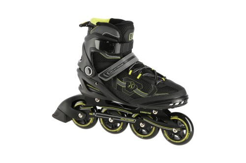ŁYŻWOROLKI NILS EXTREME NA9157 CZARNO-ZŁOTE  ROZM. 45 - 2172642