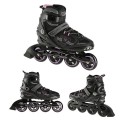 ŁYŻWOROLKI NILS EXTREME NA9157 CZARNO-FIOLETOWE ROZM. 44 - 2172511