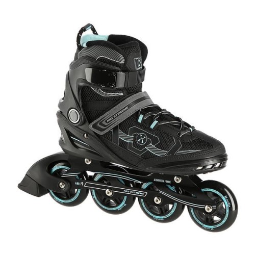 ŁYŻWOROLKI NILS EXTREME NA9157 CZARNO-MIĘTOWE ROZM. 39 - 2172606